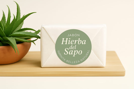 Jabón de la hierba del sapo